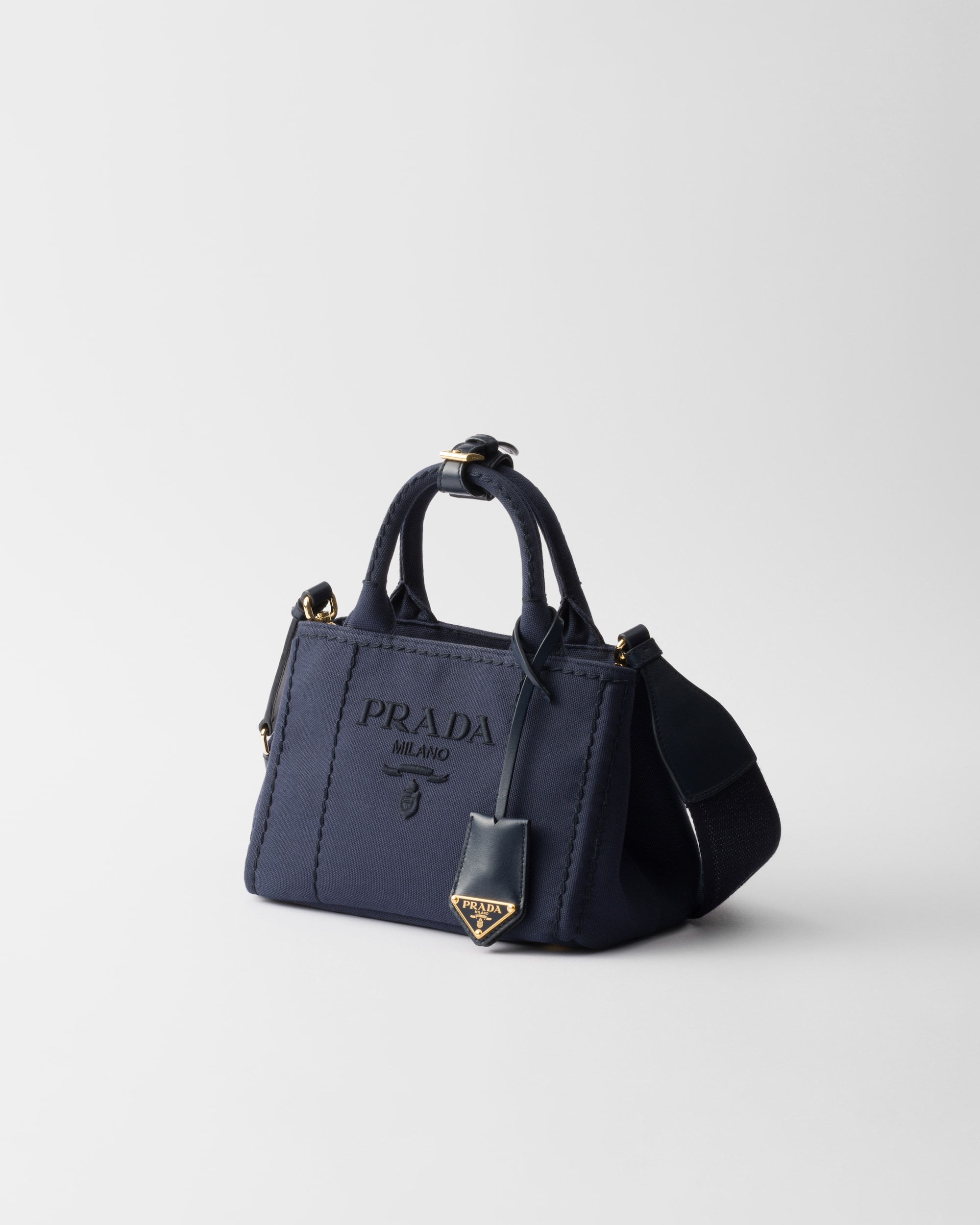 Prada Jardinière cotton canvas mini handbag - Image 2